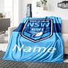 Custom Name Senegal Football Crest Party Blanket For Couch Bed Plush Cozy Fuzzy Blanket Super Soft Warm Blankets For Fall And Winter 0916221