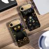 Круглые и яркие глаза Для iPhone 17Pro Max 16 17 Pro 15 Pro 14 13 Plus 12 Mini 11Pro Max XR 16E 17Air Золотой стеклянный чехол для телефона