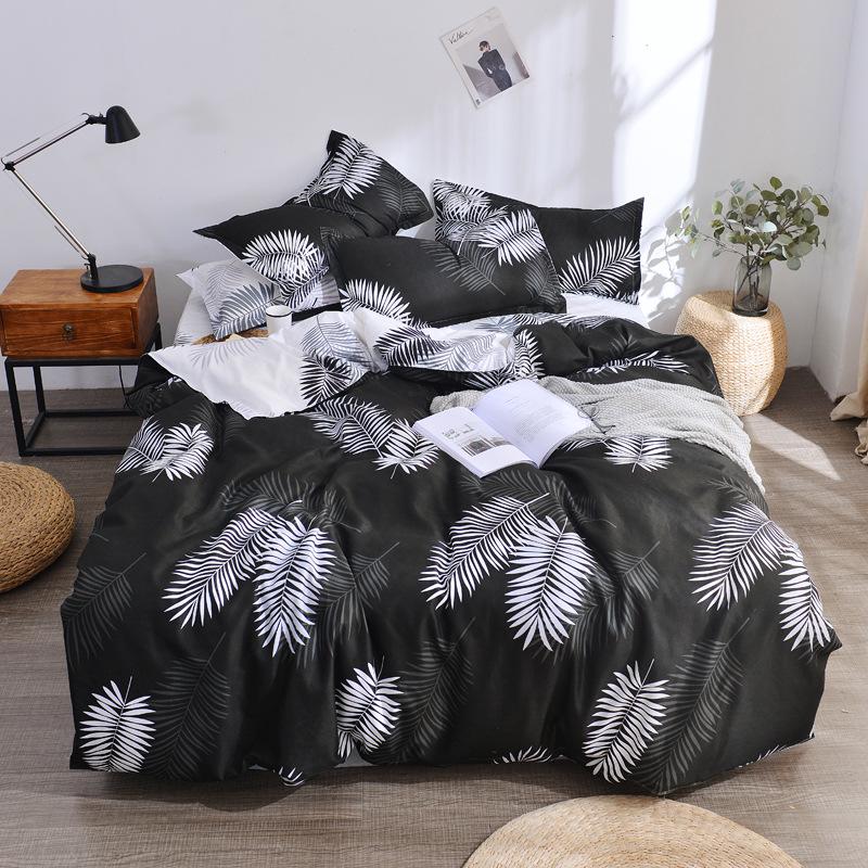 Washed Cotton Skin-Friendly Duvet Cover for Single/Double Bed - Simple & Fresh Design