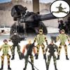 Детская игрушка 6 шт. Набор армейских солдат Игра Реалистичная фигурка Подарки для мальчика Рождество