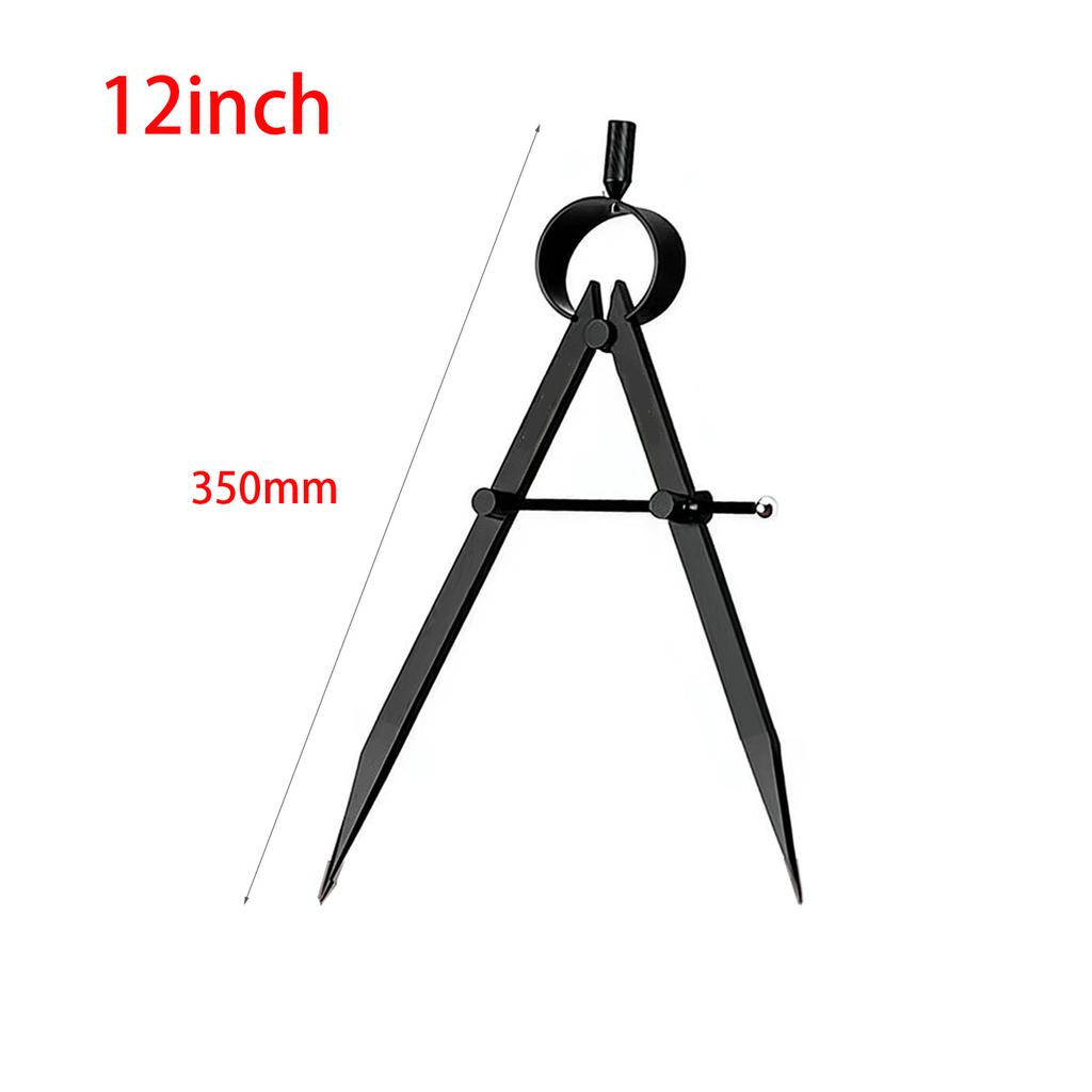 Wing Divider with Spring Mechanism Adjustable Industrial Marking Gauge 6 8 10 12 14 Inch for Metalworking and Carpentry
