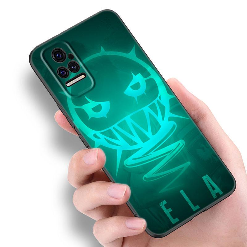 Радуга шесть:Чехол для телефона с логотипом Siege для Xiaomi Mi POCO X3 NFC GT M4 M3 12 11T 10T Pro A3 11 Lite NE 5G 12X 11i F3, мягкий черный чехол