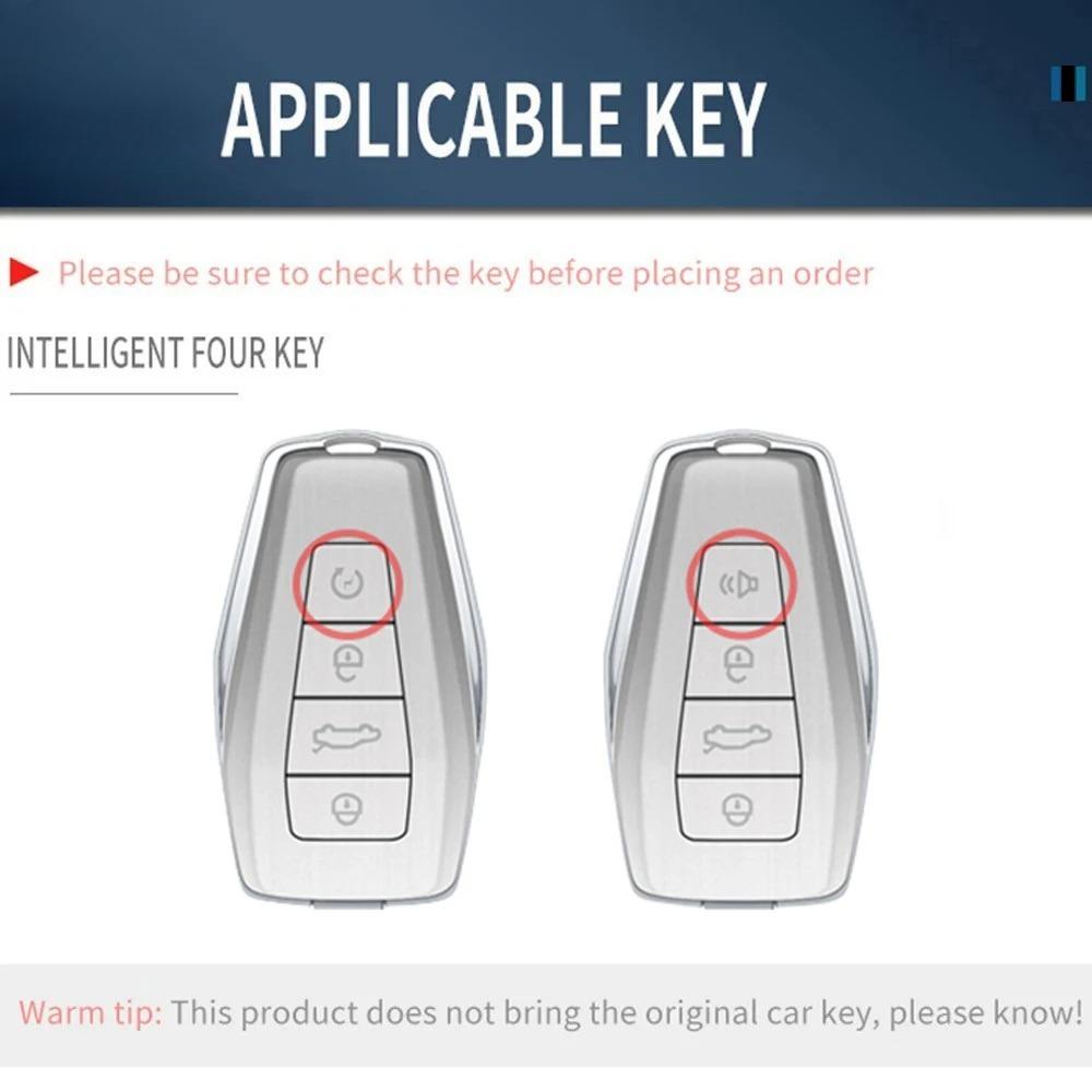 ABS Углеродное волокно Чехол для ключа автомобиля для Geely Coolray X6 X7 EX7 Emgrand Global Hawk GX7 Пульт Аксессуары