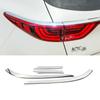 For Kia Sportage QL 2015- ABS Chrome Car Rear Tail Light Lamp Eyebrow Eyelid Trim Cover Garnish Moulding