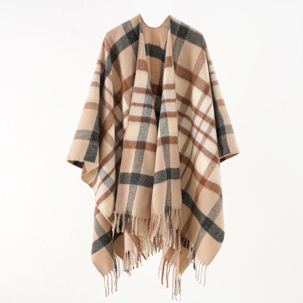 Autumn And Winter Warm Scarves, Shawls, Classic Plaid Straps, Cardigans, And Warm Blankets For External Use