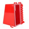 Wall Mount Lock Box 8 Hole Positions Hanging Locks Keys Combination Box with Transparent Panel