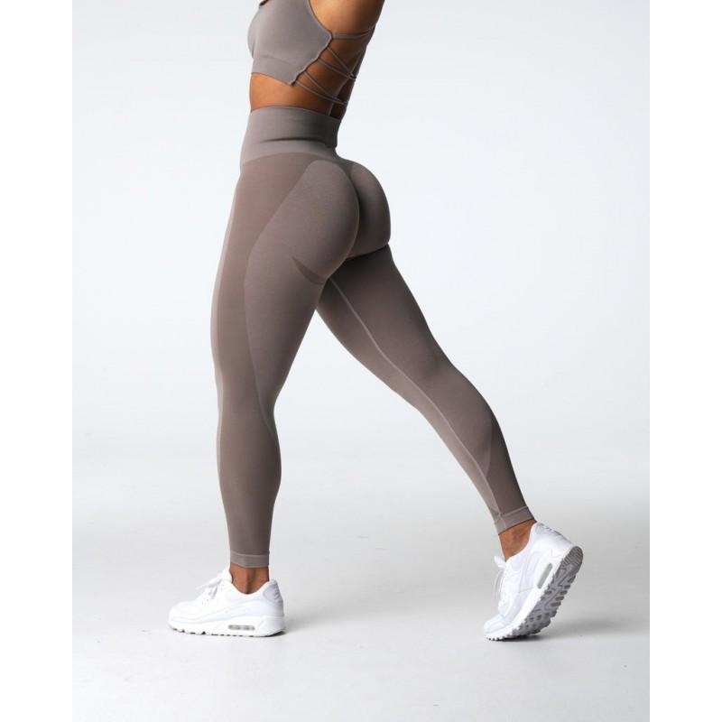 High-Waisted Seamless 9/10 Length Yoga Leggings Women Quick-Dry Nylon Spandex Compression Fitness Pants