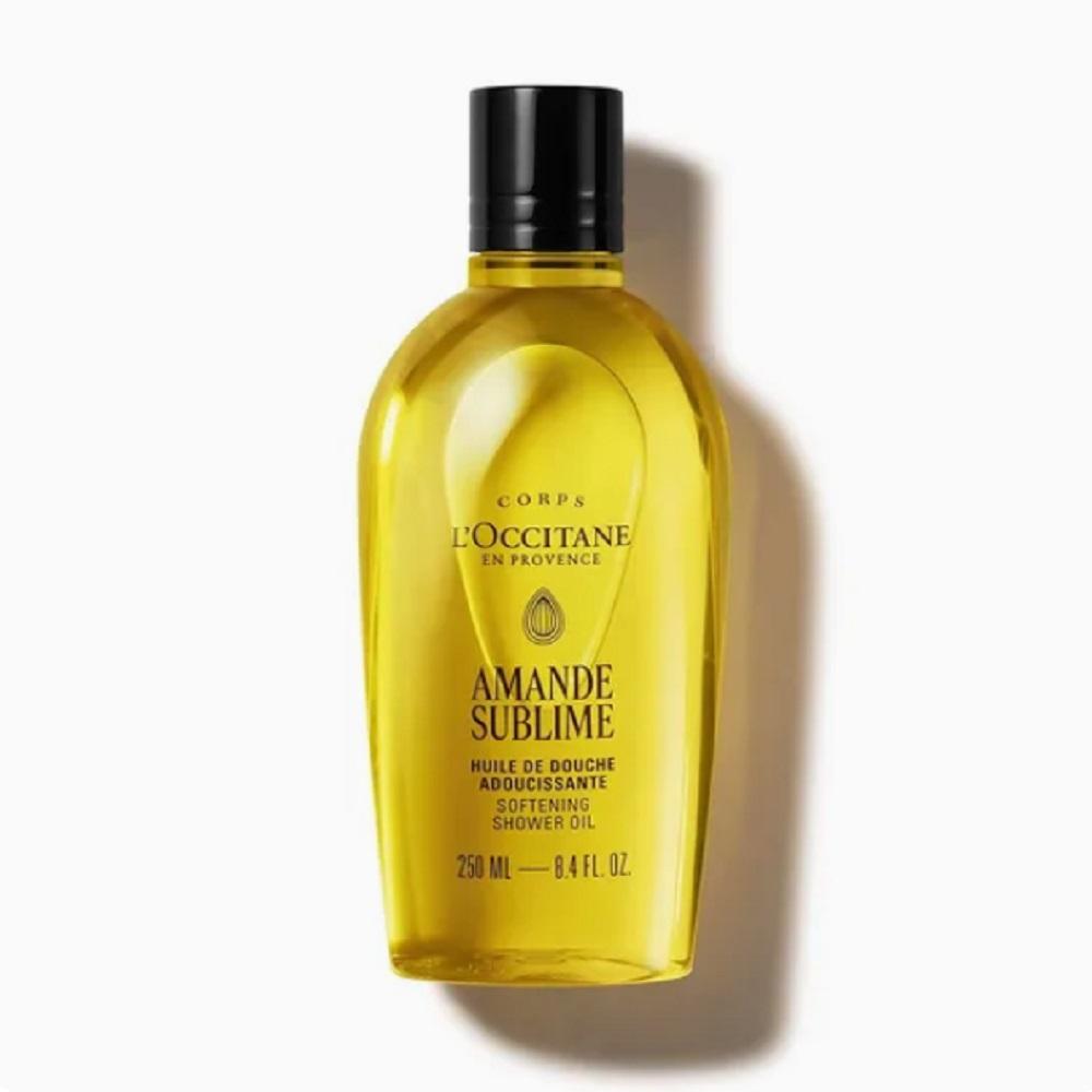 LOCCITANE Смягчающее масло для душа с миндалем 250 мл (Изысканный миндаль)