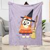 Bluey Bingo Adventure Blanket Soft & Cozy Perfect for Sofa Bed Office Chair for All Occasions Digital Print Birthday Christmas Gift Blanket