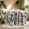 Custom Name Personalized Labubu Print Blanket, Home Decor, Bedroom, Sofa, Camping, Couch, Gifts for Birthday Christmas