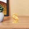 Peanut Statue Feng Shui Sculpture Modern Collection Gift Party Favors Lucky Decoration Desktop Alloy