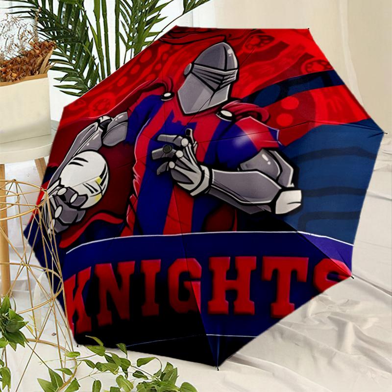 Knights Fashionable Automatic Opening/Closing Folding Umbrella. Portable and Foldable, Ideal for Gift, Travel, and Daily Use