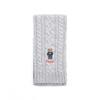 Pc1036 032 Solid Flag Bear Cable Knit Muffler