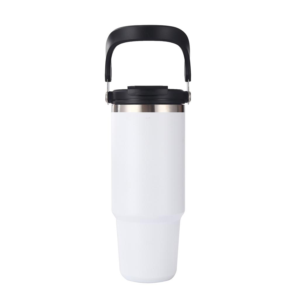 304 Stainless Steel Insulated CupCustomizable Logo Men And Women Double Wall Portable With Handle Heat-resistant Drinkware Cup