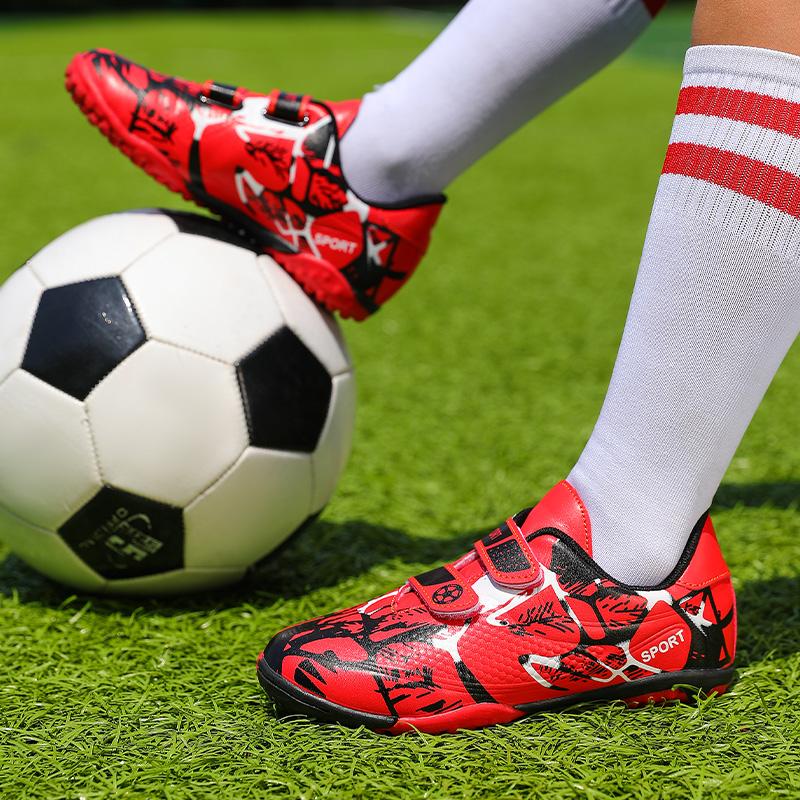 Тренировочные TF футбольные бутсы для мальчиков, противоскользящие молодежные футбольные бутсы с искусственной травой, спортивные тренировочные бутсы для девочек, футбольные бутсы