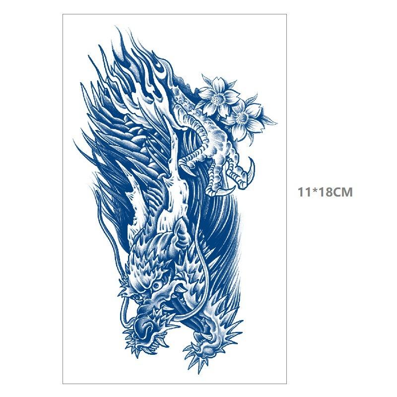 Death Ray прямые неотражающие сок травяные татуировки наклейки линии водонепроницаемые стойкие мужчины и женщины постепенные изменения наклейки