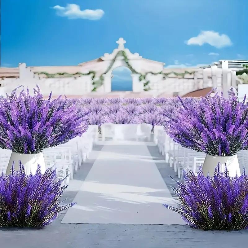 5 шт. искусственная лаванда искусственный цветок свадебный романтический прованс декор ваза в скандинавском стиле для хранения домашнего декора букет