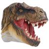 Dinosaur Puppet Rubber Portable Nontoxic Durable Wearable Hand Painted Craft Dinosaur Hand Puppet