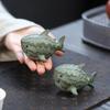 Арбузная Акула Ручная Работа Чайный Столик Украшение Фиолетовая Глина Чайный Питомец Премиум Аксессуар Акула Арбуз Скульптура Чайная Церемония Ремесло