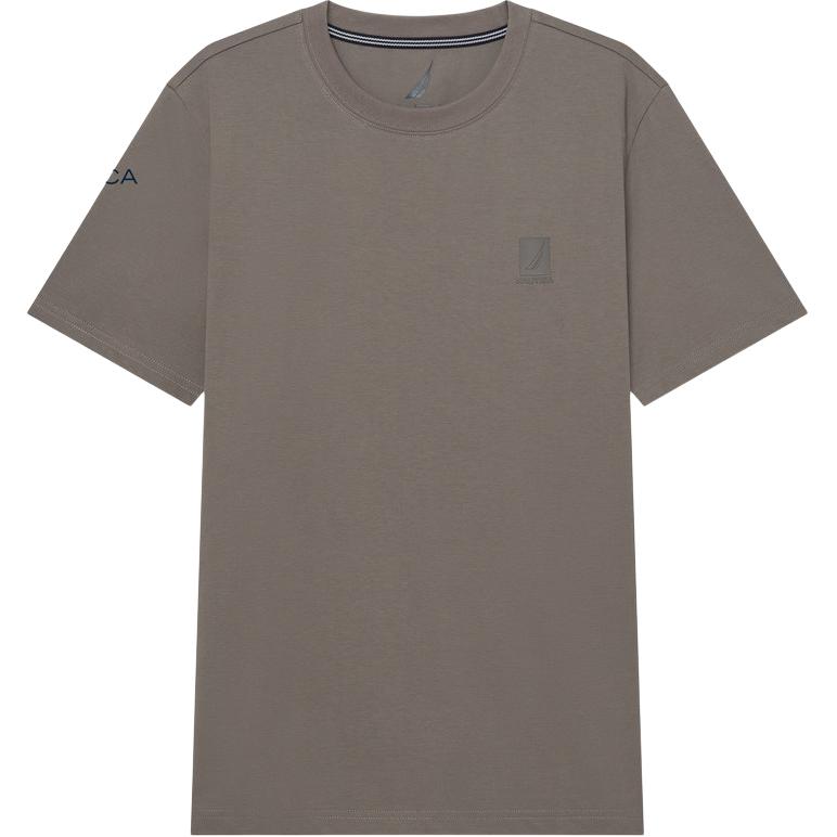 NAUTICA T-Shirts Men's Crew Neck Moderate Straight Fit TE4101/TE4253