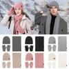 Soft Winter Hat Warm Long Knit Scarf Fashion Touchscreen Gloves  for Women & Men