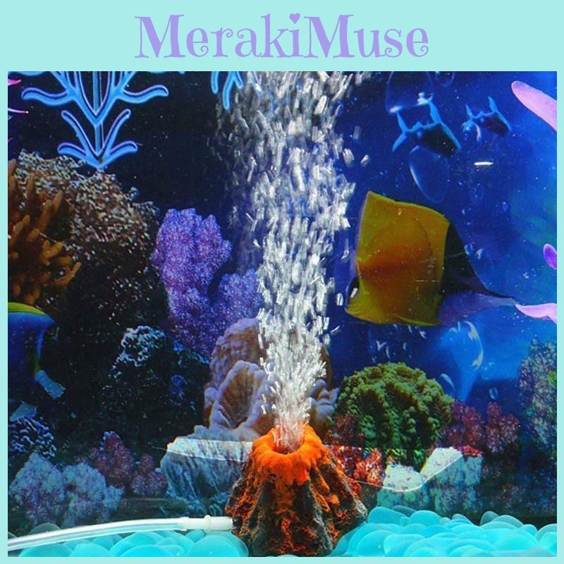 Premium Quality Aquarium Decor Volcano Air Bubble Stone For Enhanced Oxygenation