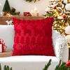 Christmas Tree Christmas Throw Pillow Cover 3D Reindeer Plush Pillow Cover  Home Decoration