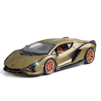 1/18 Lambor FKP63 сплава спортивная машина модель игрушки металл литые транспортные средства модели высокого моделирования коллекции дети подарки на день рождения