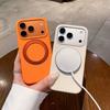 Жидкий силикон подходит для чехла на мобильный телефон Apple 17Promax с большим отверстием, 360-градусным металлическим вращающимся держателем, защитного чехла 16pro.