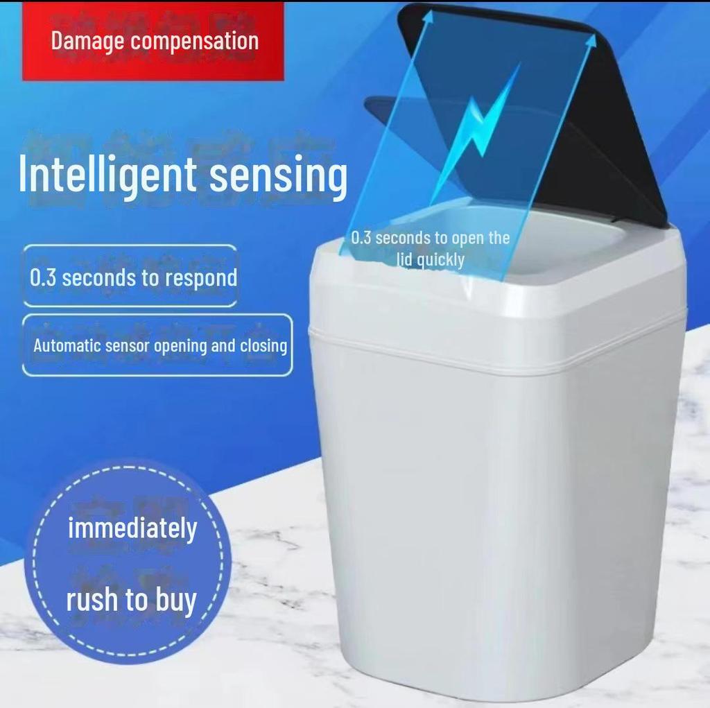 12-литровый интеллектуальный датчик мусорного ведра: Автоматический и ручной, водонепроницаемый, дезодорирующий, стерилизатор для кухни и туалета