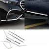 Для Mercedes Benz E-Class W214 2026 2026 Хромированная ABS Накладка на передний бампер Спойлер Спойлеры Декоративная Накладка Отделка Аксессуары