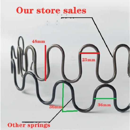 65 to 90 cm Bestselling Spring steel spring sofa repair custom spring snake spring compression spring for 5pcs