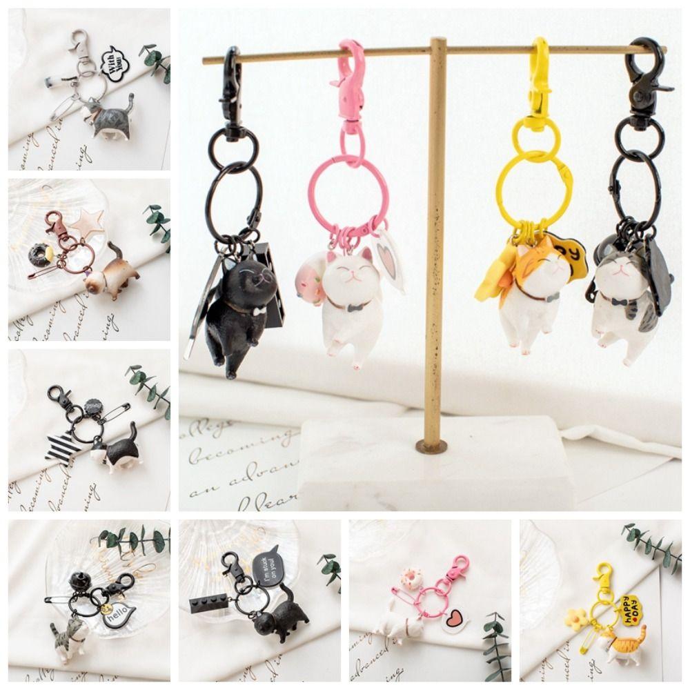 Кошка Кошка Брелки Украшения Брелок Пряжка Милый Брелок Любители Домашних Животных