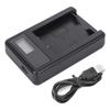SEIVI Mirrorless Camera Battery Single Charger with LCD Display USB Desktop Charger for Fuji NP W126 X Pro1 X PRO2 X A1