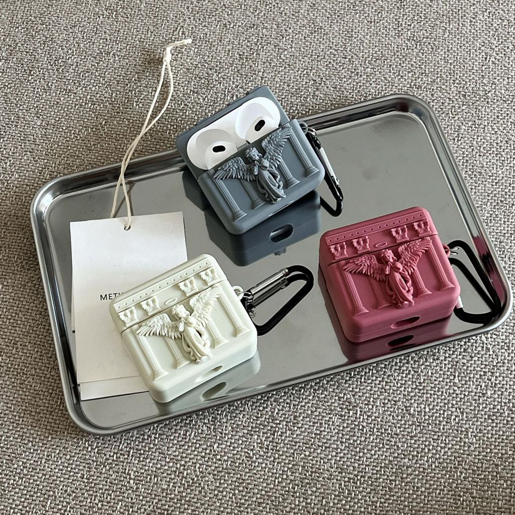 Чехол для Airpods, чехол с 3D-молитвой Angel для Airpod 3, мягкий защитный силиконовый чехол для наушников Airpod Pro 2, чехол для мужчин, мальчиков и девочек