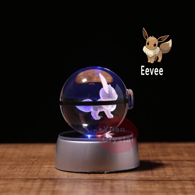 Crystal Ball with LED Base Night Lights Christmas Birthday Gift for Kids 3D Illusion Toy Lamp Nightlight for Kids Children Boys