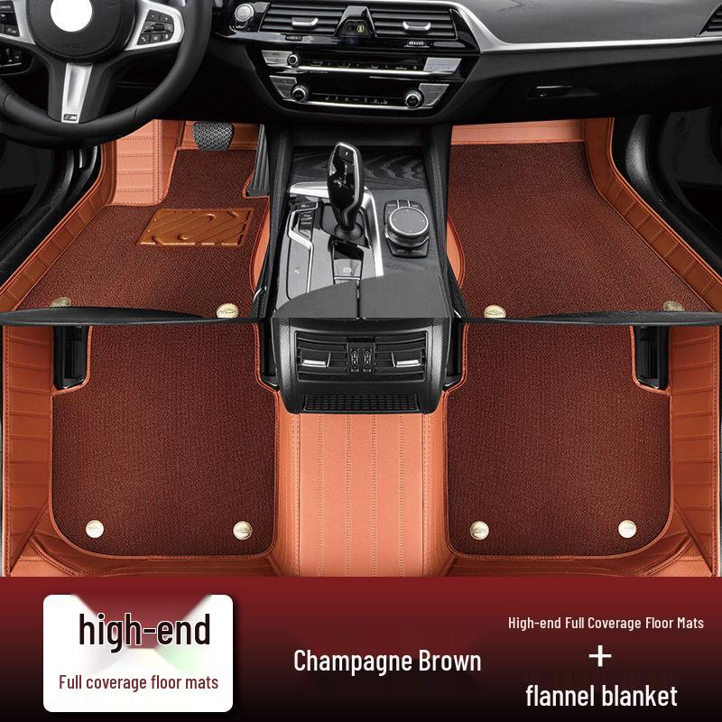Индивидуальные коврики для пола для Hongqi HS5: Полностью закрывающий коврик для новой модели 2025 года и моделей 2019/2022 годов