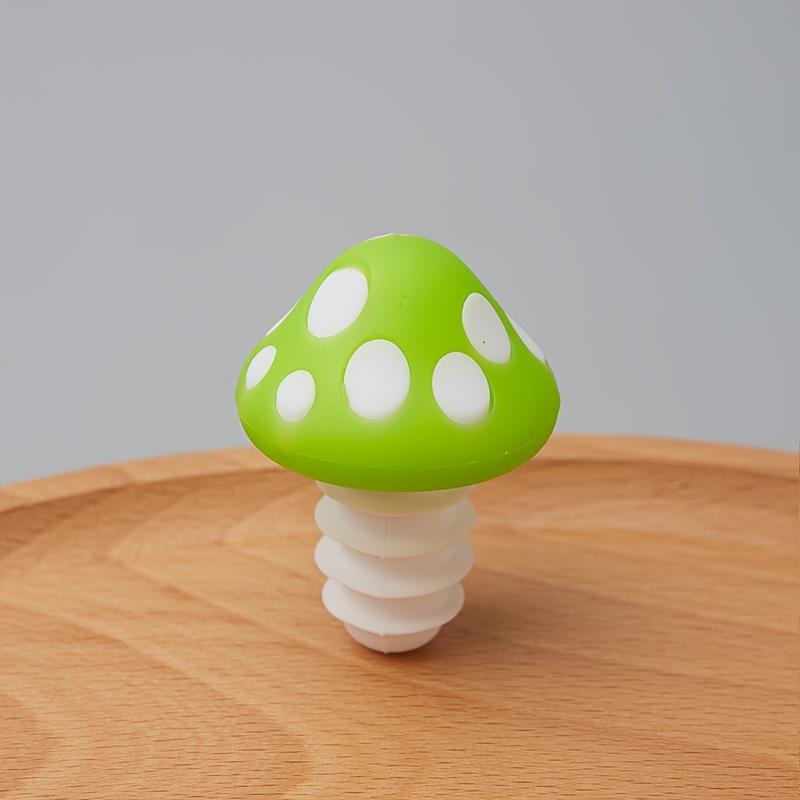 Цветные грибковые пробки для винных бутылок, Яркие силиконовые пробки с игривыми дизайнами, Идеально подходят для бутылок красного вина, масла и уксуса