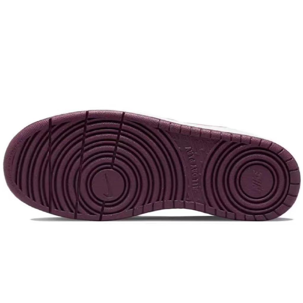 Nike Court Borough Powderous Cat Paw, Detachable Cat Paw Leather Slip Resistant Abrasion Resistant Low top BQ5448-015(team1069-)