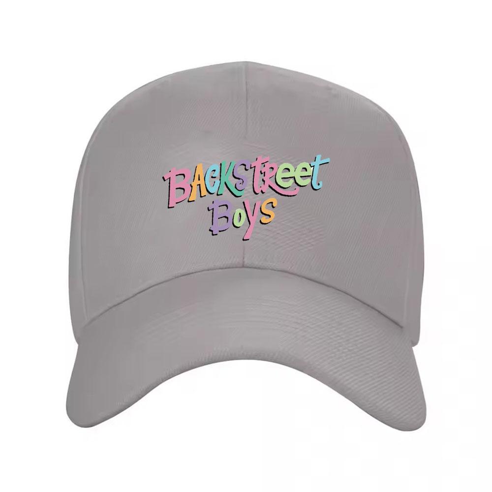 Backstreet Boys Letter Baseball Concert Cap Outdoor Retro Trucker Dad Hat Unisex Teens Casual Sunshade Snapback Polyester Cap