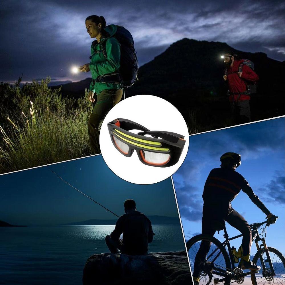 Multi-functional Headlamp Type-C Charging LED Flashlight Eyeglass Lamp for 800mah Fixing Thin