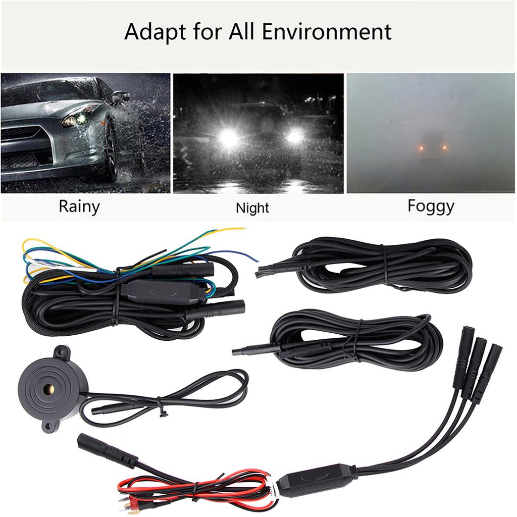 12V Universal Blind Spot Detection Monitoring System Kit BSD Sensor