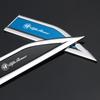 Car Stickers For Alfa Romeo 3D Metal Car Leaf Board Side Sticker Auto door Label Body Decorative Blade Decals For Alfa Romeo 4C