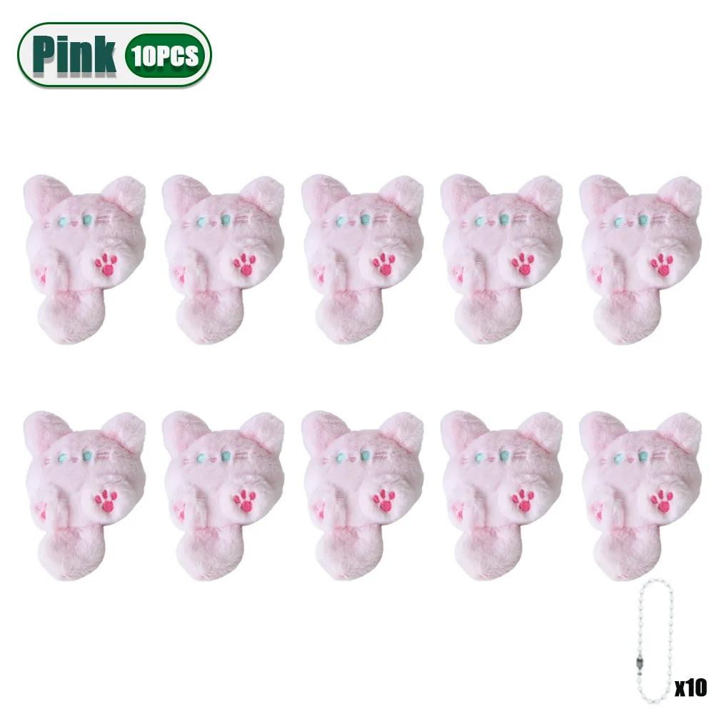 1/3/5/10/20 шт. Очаровательная плюшевая мультяшная кошка, подвесная кукла, мягкая кавайная, украшение для рюкзака для девочек, студенток, рождественский подарок