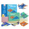 10/36 Sheets 3D Origami DIY Paper Airplane Handgun Children Educational STEM Toys Craft Kit Enhance Baby Spatial Thinking Gifts
