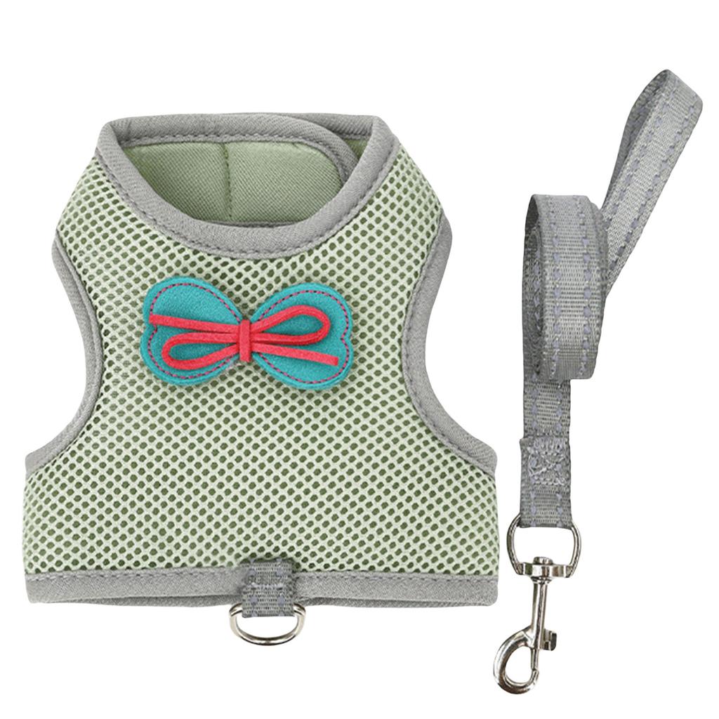 Breathable Mesh Harness and Leash Set for Rabbits Ferrets with Adjustable Size for Various Season Small Animal Supply