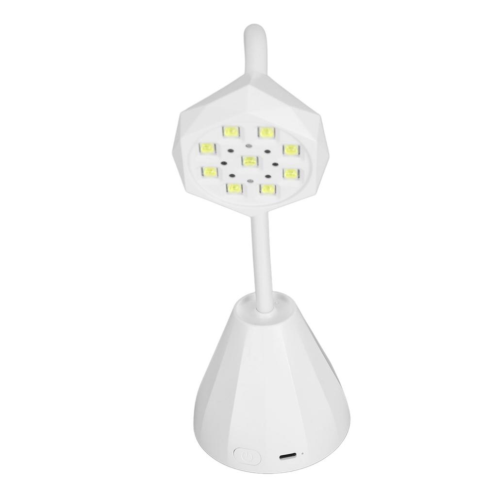 Лампа для ногтей на гибкой стойке, 27 Вт, с 9 чипами лампы, гибкая перезаряжаемая УФ-гелевая сушилка для ногтей, лампа на гибкой стойке