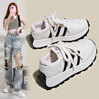 Весна 2025 новые кроссовки Forrest Gump на платформе, повседневные кроссовки для бега, корейская версия, повседневная универсальная обувь, модные кроссовки ins G6819