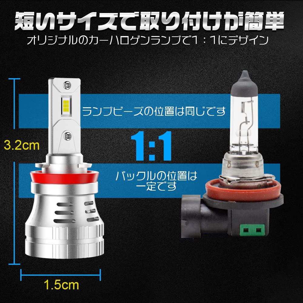 Светодиодная лампа для фар 10000 люмен 6500K холодный белый супер яркий светодиодный ближний свет вращающийся патрон комплект для переоборудования в комплект из 2 шт. CHIIHONH11/H9/H8 360°