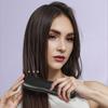 Cordless Hair Straightener Brush 3 Temperature Adjustable LED Display Mini Hair Straightening Comb USB Rechargeable Fast Heating Electric Hot Brush